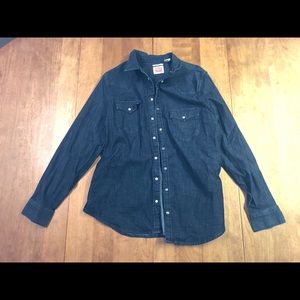 👑 Levi Strauss & Co Denim Button Down